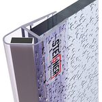 STEIGNER Magnetduschdichtung UKM03, 201cm, für Glasstärke 3,5/4/5mm, 100% wasserdicht, schimmel- und kalkresistent, einfache Montage