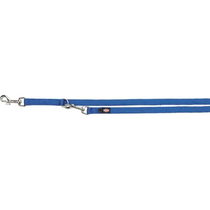 TRIXIE Hundeleine Premium L–XL, 2,00 m 25 mm in royalblau - verstellbare Leine mit belastbaren Gurtband - für große bis sehr große Hunde - 200902