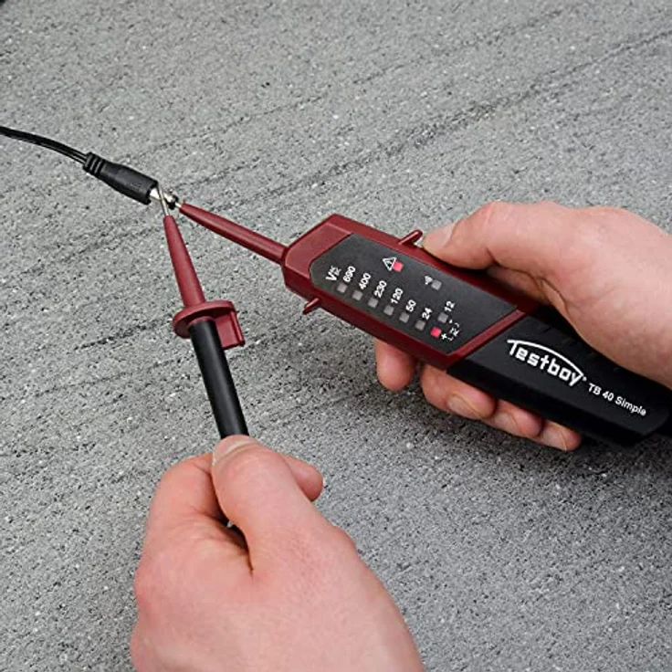 Testboy 40 Simple Zweipoliger Spannungsprüfer mit LED-Anzeige – Bild 4