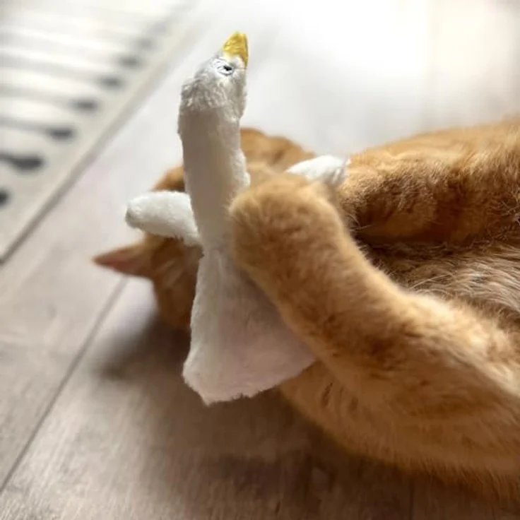 Aumüller Katzenspielzeug mit Baldrian - Gilbert Gans – Bild 2