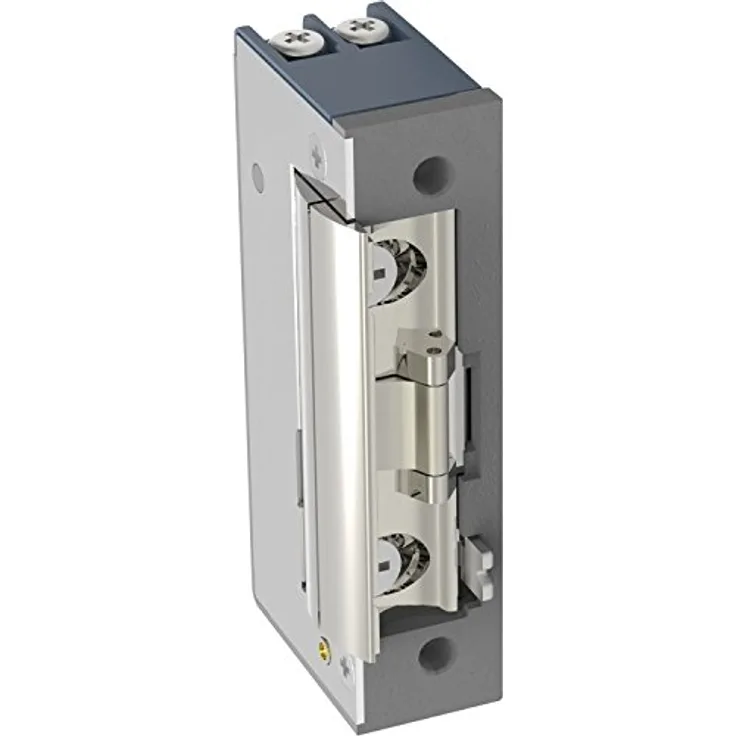 Magni E-Öffner 5U3X10, Türöffner + Türschliesser, 9-24V AC/DC, mechanische Entriegelung, verstellbare Falle 3 mm, Aufbruchfestigkeit 4800 N