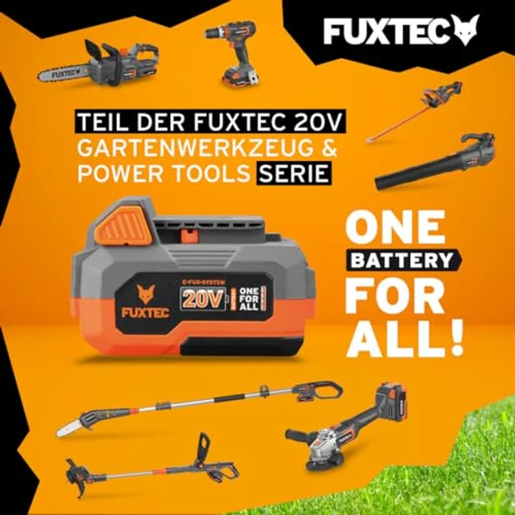 FUXTEC 20V Akku Rasenmäher ohne Akku-Ladegerät FX-E1RM20 – Bild 6