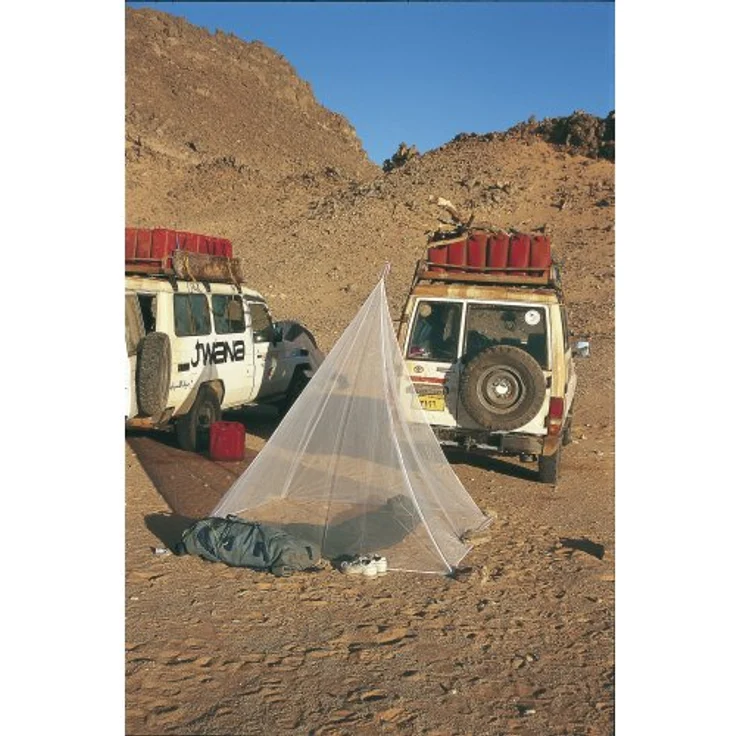 Relags Moskitonetz Fine Mesh Pyramid Single, leichtes Polyamidnetz mit Befestigungsschlaufen und kleinem Packmaß – Bild 1