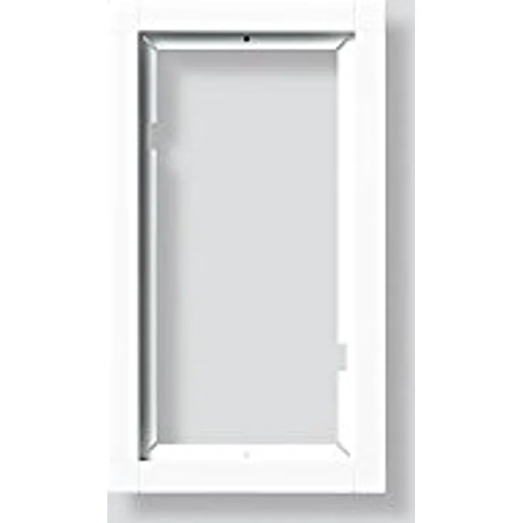 Siedle Kombirahmen 2 Module, KR 611-2/1-0, silber-metallic, 2543366