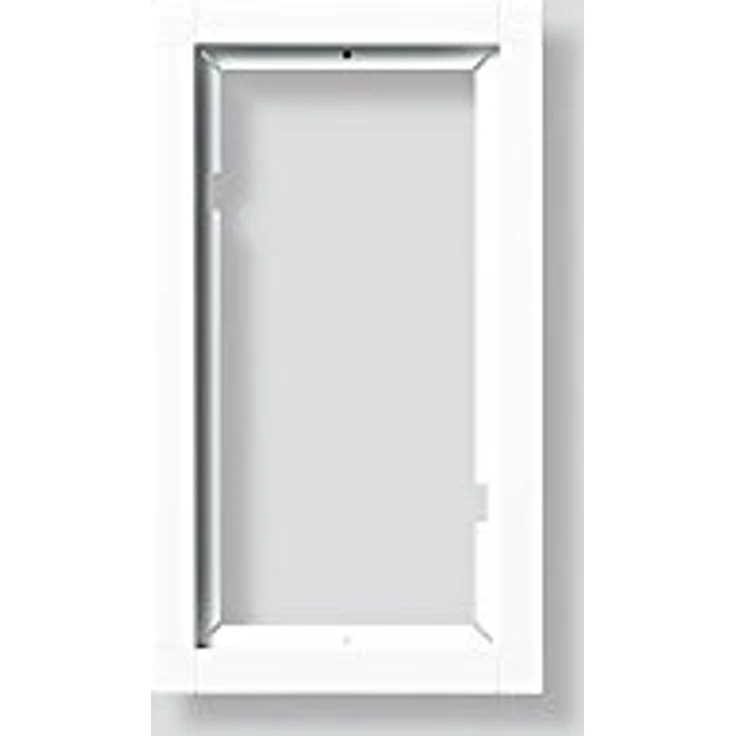 Siedle Kombirahmen 2 Module, KR 611-2/1-0, silber-metallic, 2543366