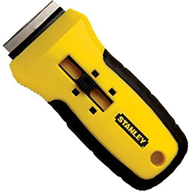 Stanley 0-28-217 Glasschaber, mit weichem Griff, einschließlich 5 Klingen, Werkzeug - Stanley