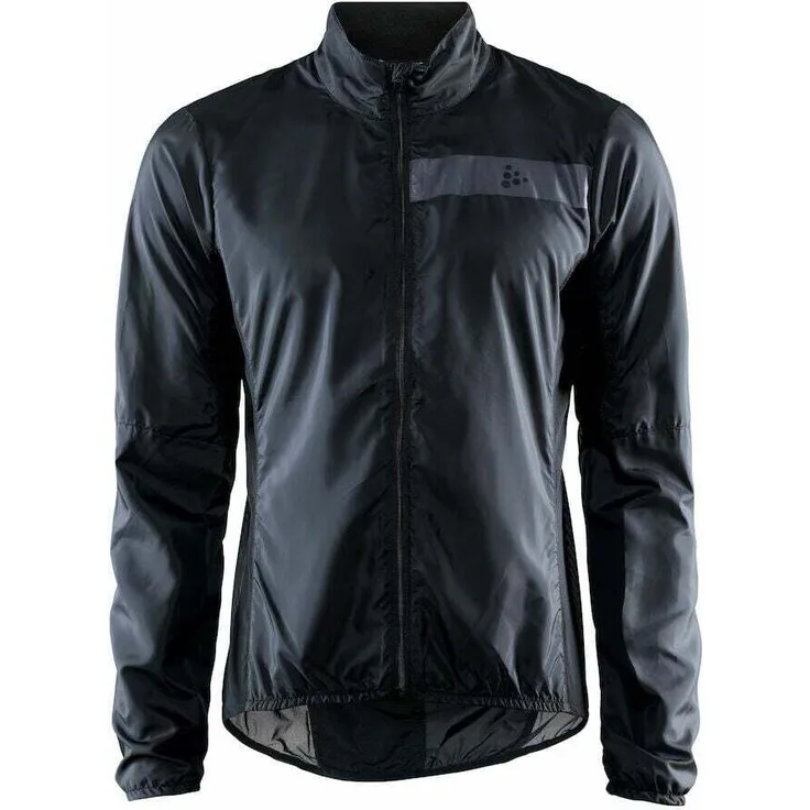 Craft ADV Essence Light Wind Jacket Man Black 2XL, superleichte Windjacke mit DWR-Behandlung