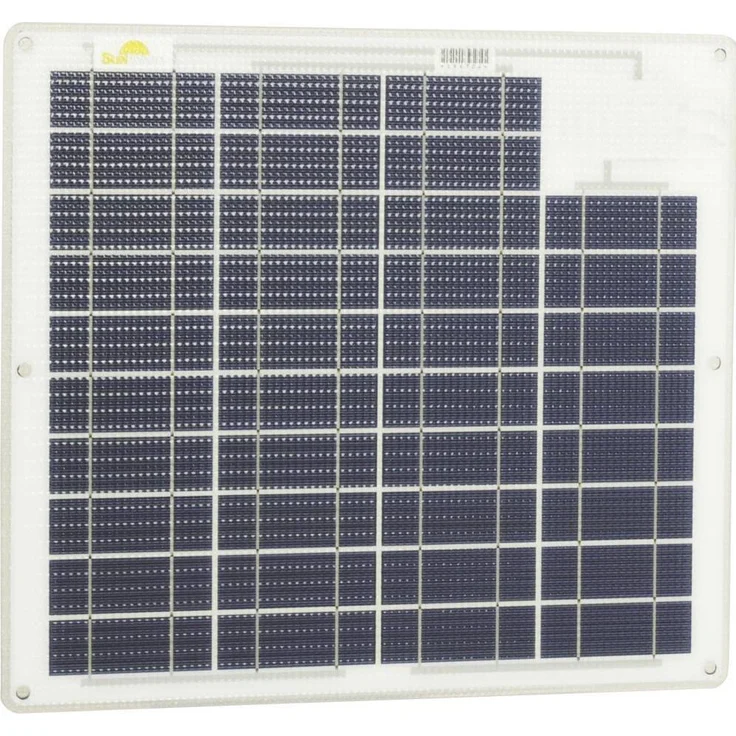 Sunware SW-40163, Monokristallines Solarmodul 30 Wp, 33 Watt, 12 V, 38 Solarzellen, 1.40 kg