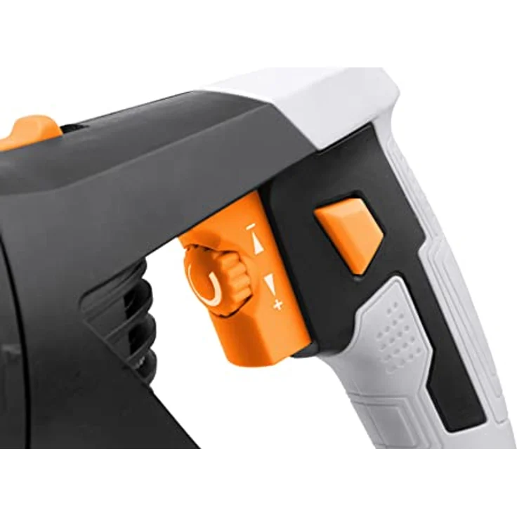 Meister Werkzeuge MMS850 Säbelsäge 850W, Reciprosäge mit 4 Sägeblättern und LED-Arbeitsleuchte, Kunststoffkoffer enthalten – Bild 3