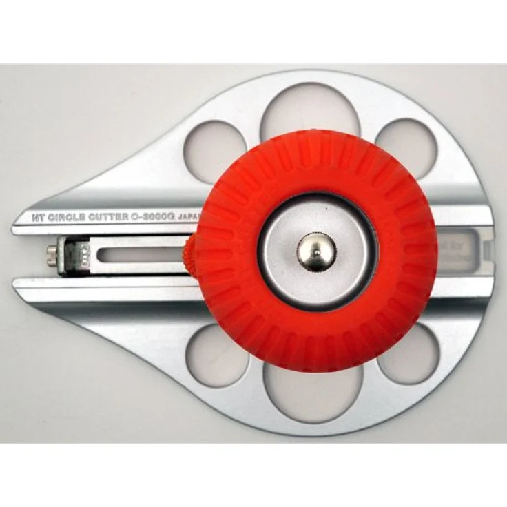 Nourished Essentials Cutter Kreisschneider C 3000 GP, Metall für schwere Schneidearbeiten, 3-26 cm Durchmesser, silber/rot – Bild 8