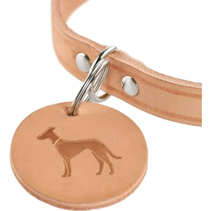 Hunter Tierbedarf Hunde-Halsband Aalborg orange, Robustes Rindsleder, ideal für Hundesport – Bild 3