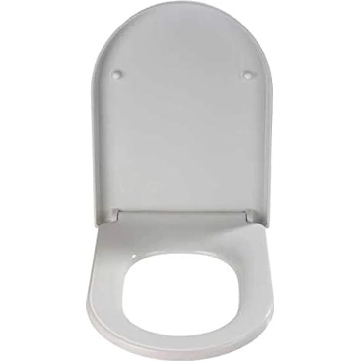 Wenko Premium WC-Sitz Palma, mit Absenkautomatik, antibakterieller Microsafe-Beschichtung, Weiß – Bild 2