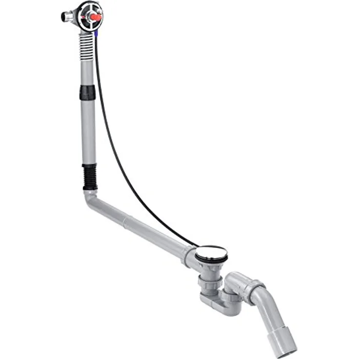 hansgrohe Exafill S Wanneneinlauf Grundkörper mit Ab- und Überlaufgarnitur, Sonderwannen, Mehrfarbig