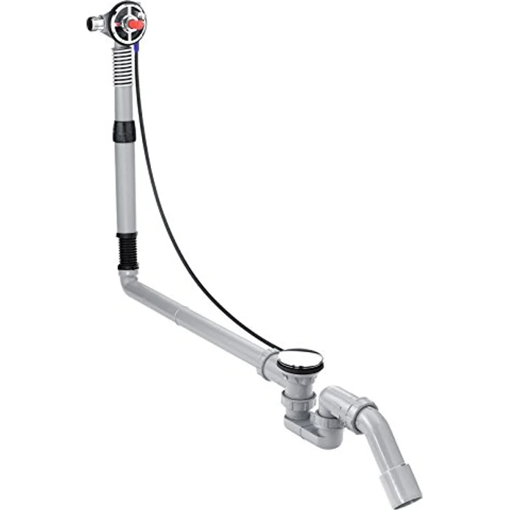 hansgrohe Exafill S Wanneneinlauf Grundkörper mit Ab- und Überlaufgarnitur, Sonderwannen, Mehrfarbig – Bild 1