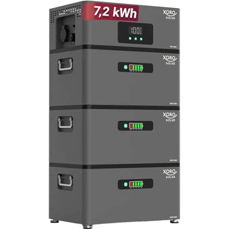 XORO SOLAR ATLAS-F 7.2 kWh Stromspeicher, AC-gekoppelt, erweiterbar bis 12 kWh, IP65, mit Notstromfunktion – Bild 2