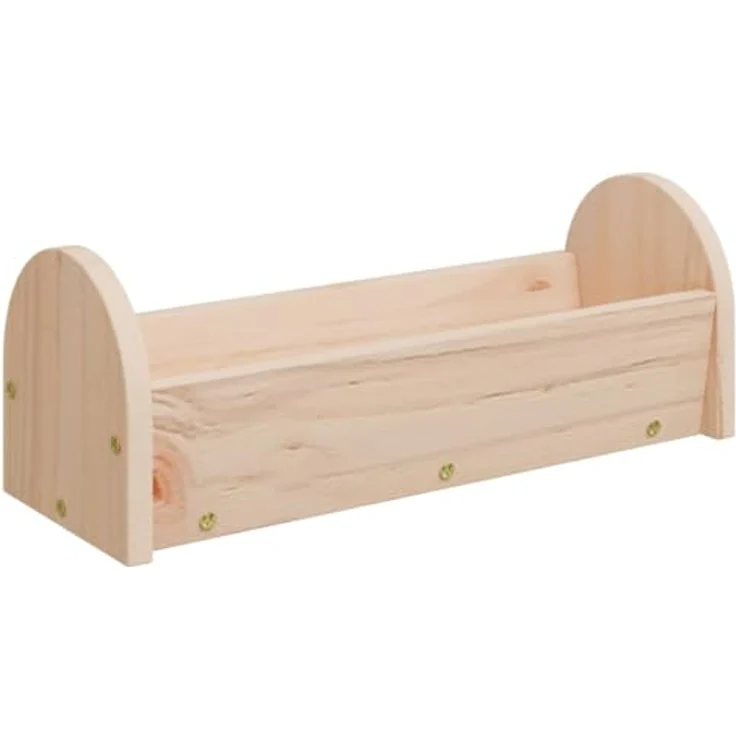 vidaXL Futterstation für Kaninchen, 28 x 10 x 10 cm, aus massivem Fichtenholz - Preisvergleich – Bild 1
