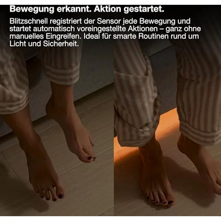 Osram Smart+ Bewegungsmelder, WiFi Sensor für Innen- und Außenbereich, weiß, Bewegungserkennung bis 5 m, wiederaufladbarer Akku, kompatibel mit Amazon Alexa und Google Home – Bild 5