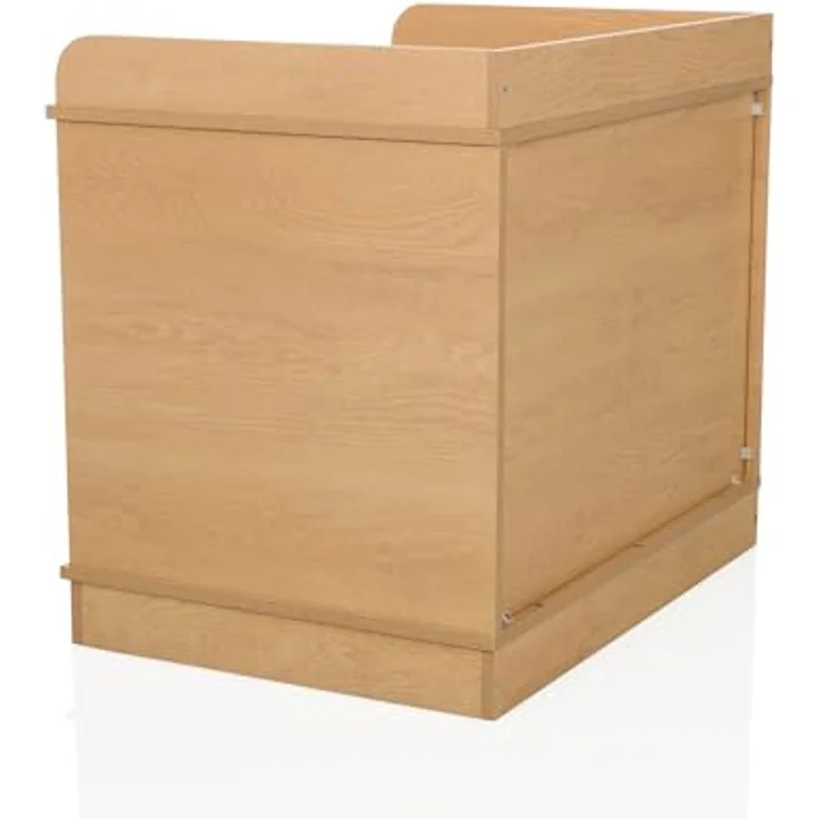 hjh LIVING KITTYHOME 2, Katzenhaus aus MDF, laminiert, mit Katzentoilette, großen Doppeltüren und integrierten Kratzbrettern, Landhausstil – Bild 8