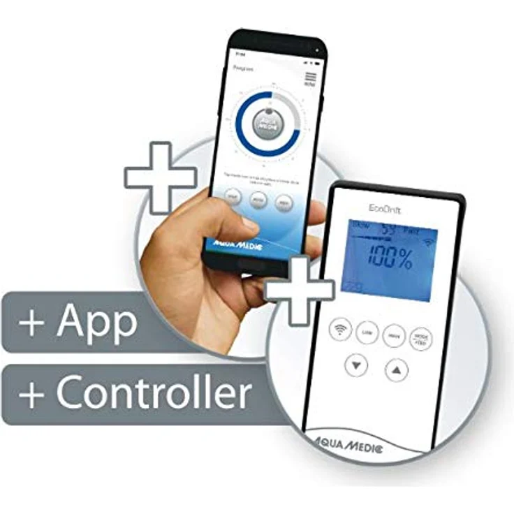 Aqua Medic EcoDrift 8.3 Ultra Silent, Steuerung über Controller und App – Bild 3