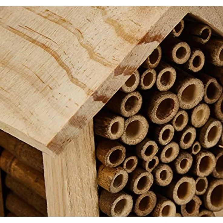 Dehner Natura Insektenhotel Louisiana, ca. 19 x 15 x 12 cm, Kiefernholz, natur – Bild 4