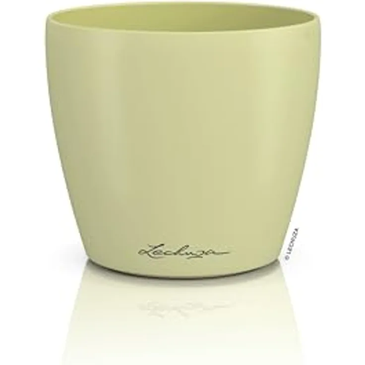 Lechuza® Übertopf Classico Color 12 DECO, Pflanzgefäß in linde, bruchsicher und kompakt, ohne Bewässerungssystem