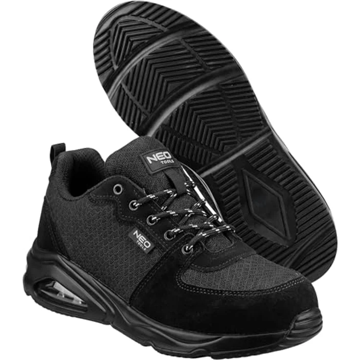 Neo Tools O1 SR Neo Air Professional Schuhe, Schwarz, Arbeitsschuhe mit rutschfester Polyurethan-Sohle, Größe 39 – Bild 1