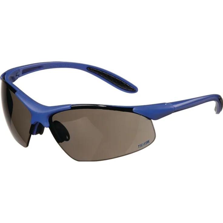 AS Arbeitsschutz GmbH DAYLIGHT PREMIUM Schutzbrille EN 166, Bügel dunkelblau, smoke PC, anti-scratch, 100% UVA/UVB-Schutz