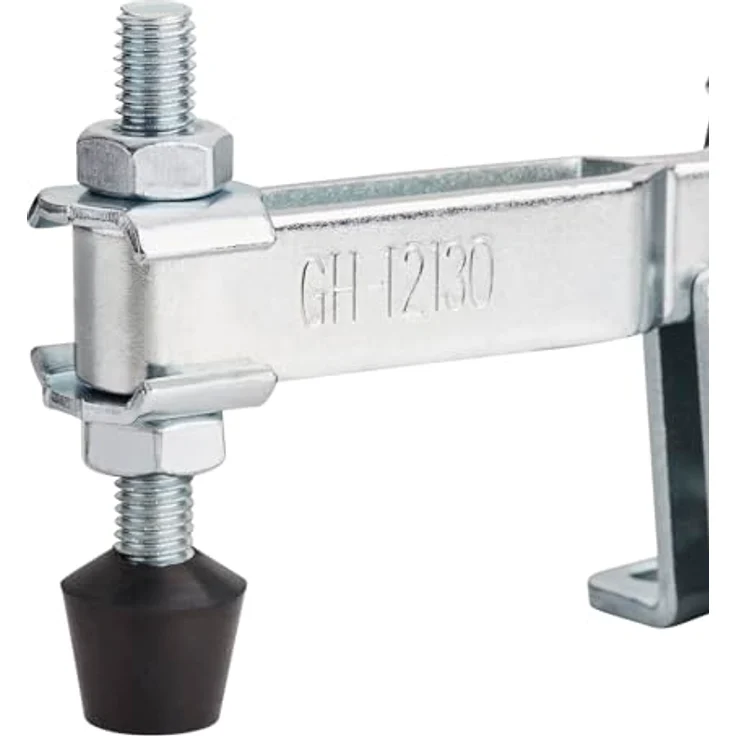 So-tech Kniehebelspanner Kniehebelklemme mit Haltekraft bis zu 227 kg, 100° Balkenwinkel, roter Griff – Bild 4