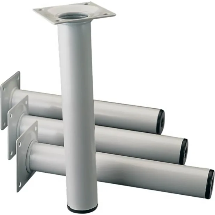 Möbelfuß weißalu.30mm H.500mm Platte ELEMENT SYSTEM VE: 4