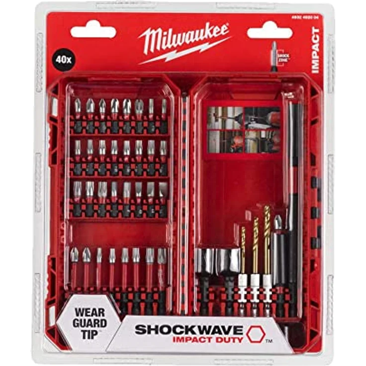 Milwaukee SHOCKWAVE Set Bohren & Schrauben 40-teilig – Bild 2