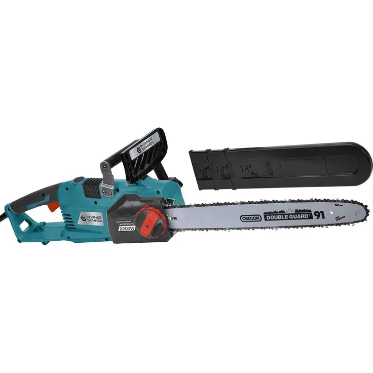 Könner & Söhnen Elektro-Kettensäge KS CS2200-16, 1-tlg. mit hoher Leistung und geringem Gewicht