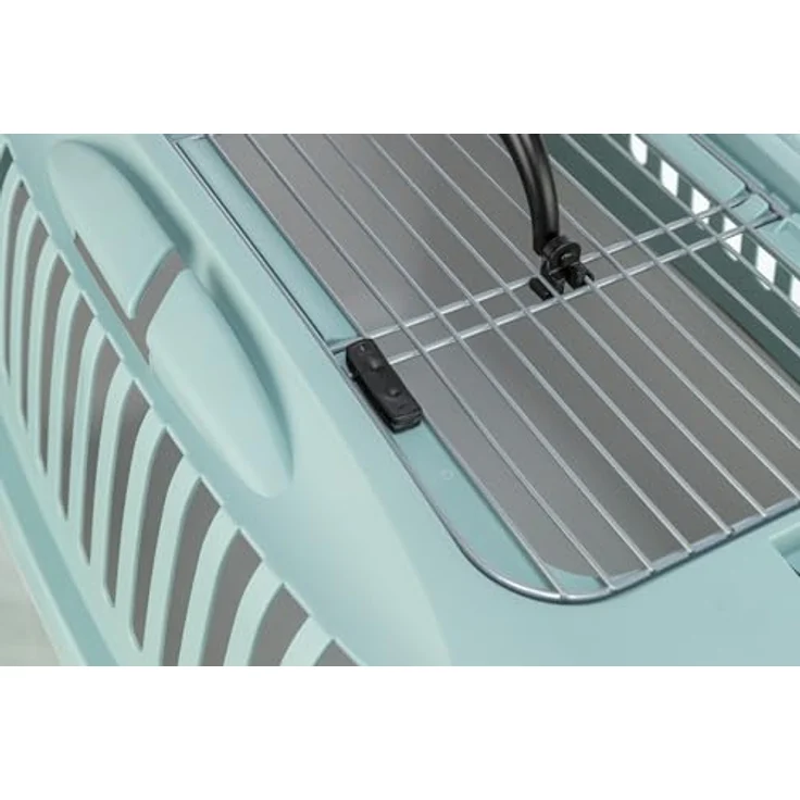 TRIXIE Tiertransportbox Transportbox Capri 3 Open Top hellgrau/salbei für Katzen – Bild 6