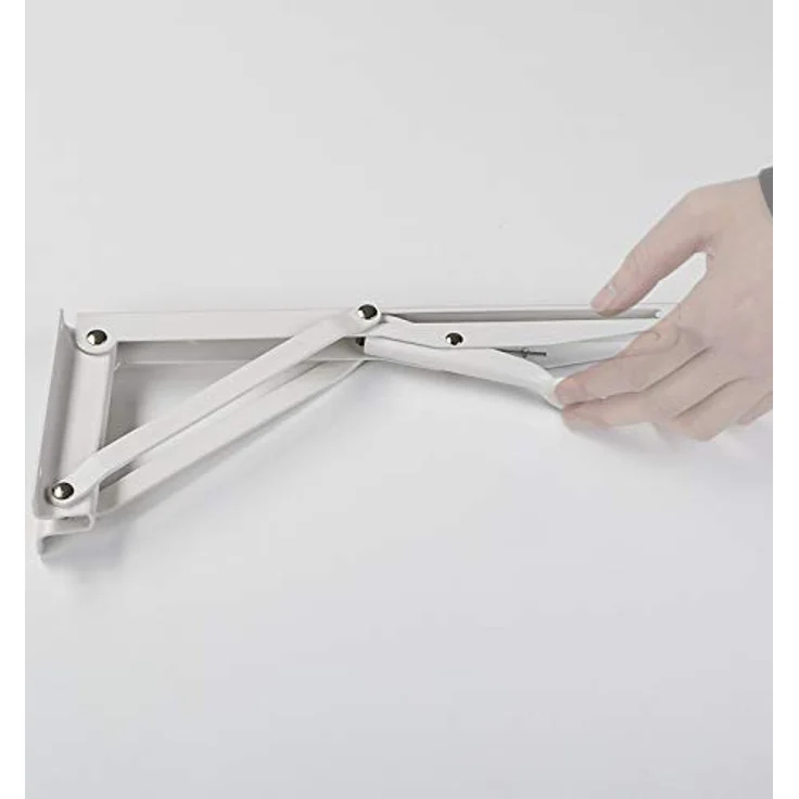 So-tech - 1 Paar Klappkonsolen L: 269 x 115 mm weiß Tragkraft 55 kg – Bild 6