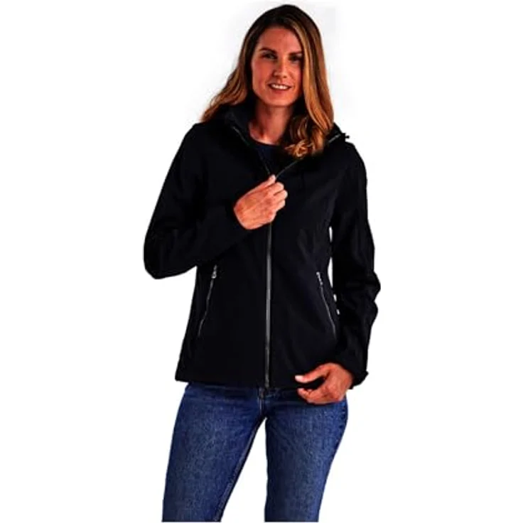 Killtec Softshelljacke Damen Softshelljacke, wasserabweisend und winddicht, schwarz – Bild 3