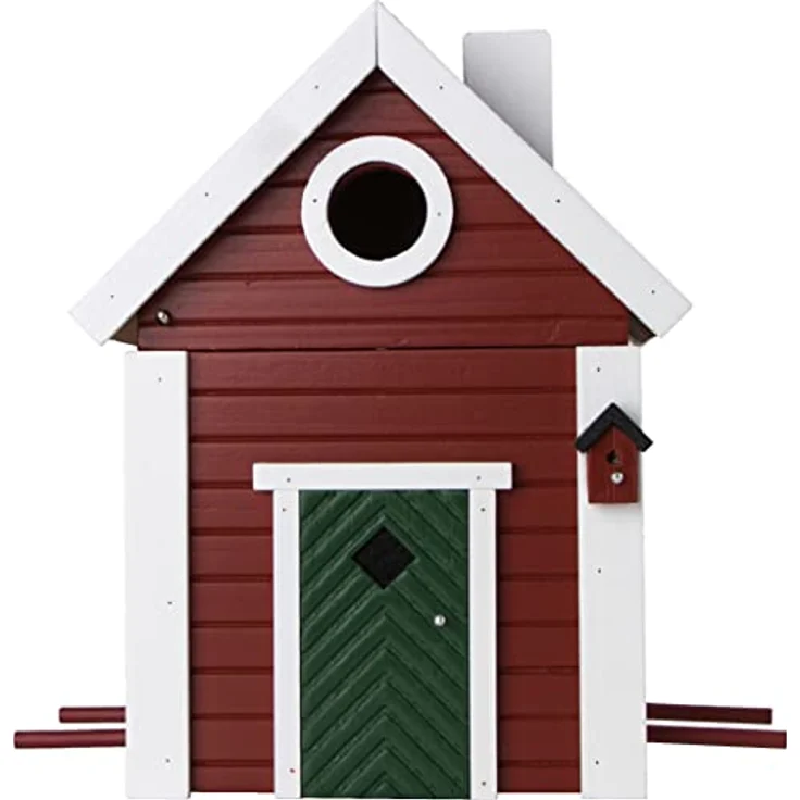 Wildlife Garden WG101 Multiholk Schwedenkate - Der Kombinierte Vogelfutterhaus und Nistkasten/Vogelhaus aus Holz – Bild 3