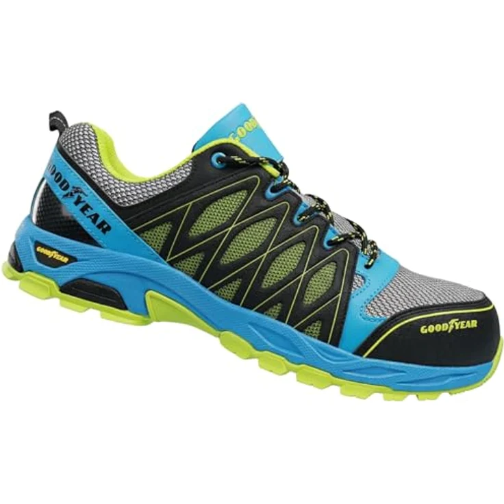 Goodyear GYSHU 1503 Arbeitsschuh, Sportlicher Sicherheitsschuh im Athletik-Design, blau – Bild 2