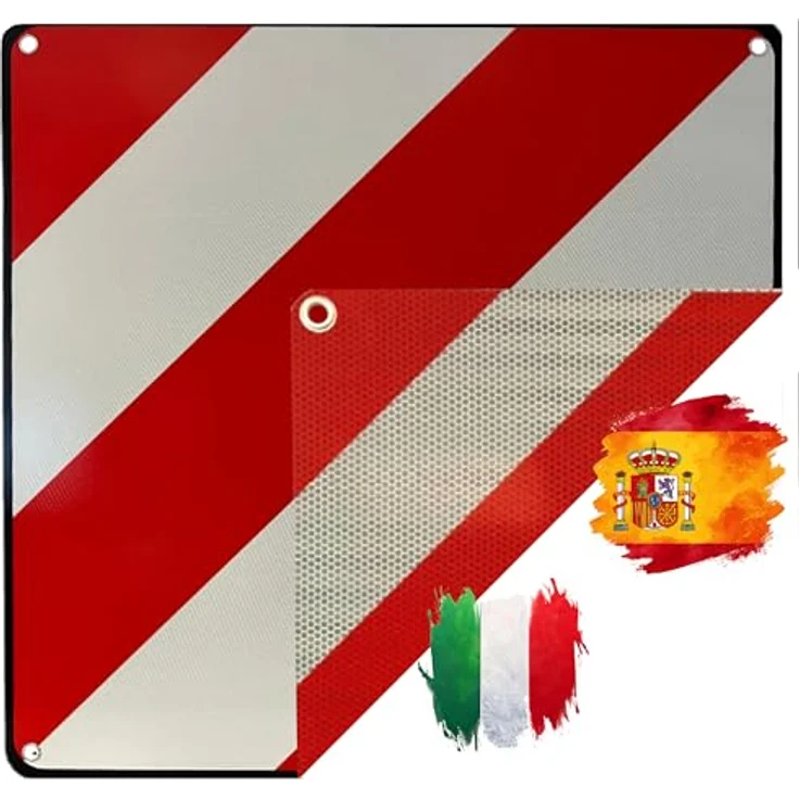 IWH 97605 Warntafel 2in1 fuer Spanien und Italien Warntafel (L x B) 50cm x 50cm – Bild 2