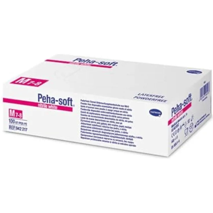 Hartmann 9422083 Peha-Soft Nitrile White Powderfree, L, 200 Stück