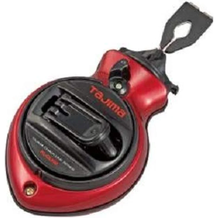 Tajima Schlagschnurrolle, Schlagschnurgerät Gear Drive (Abschnüren, Markieren Aller Untergründe extra Starke Premium Schnur Nylon, Polyester Robustes Aluminium-Druckgehäuse 30 m), CR201RD – Bild 2