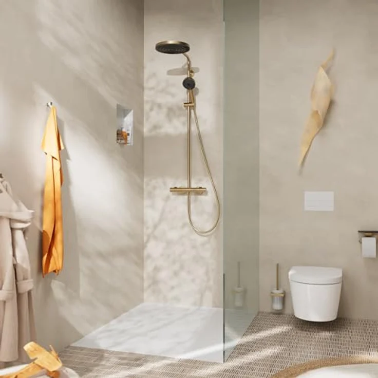 hansgrohe Pulsify S Puro Duschsystem 260, 1jet, Ecostat Fine mit Handbrause 3jet und EcoSmart-Technologie – Bild 10