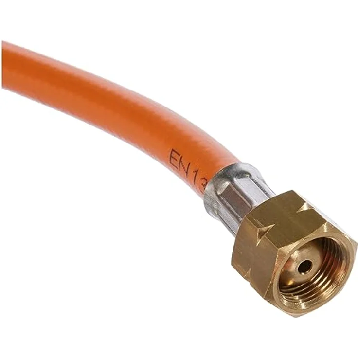 K Kemper 61805D, Flexibler 5 Meter Gasanschlussschlauch für thermischen Unkrautvernichter, G 3/8" LH Anschluss – Bild 3