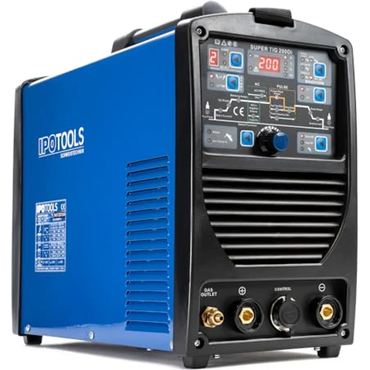 IPOTOOLS WIG IGBT Inverter AC-DC SUPER TIG-200Di Pulse HF und MMA TOP !!! - Ipotools – Bild 3