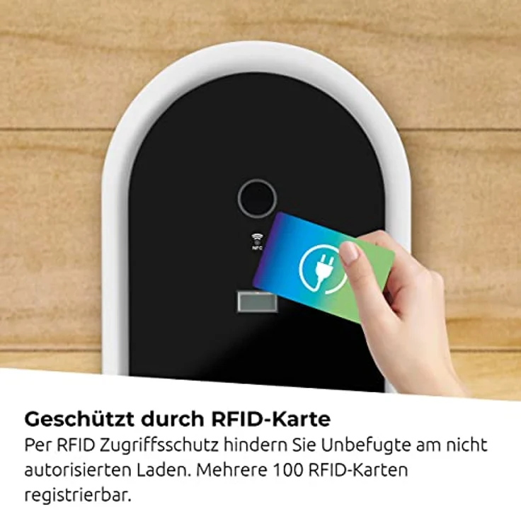 Technivolt 2200 Smart Wallbox 22kW mit 5m Ladekabel, Schwarz-Grau (0000-6302) – Bild 5