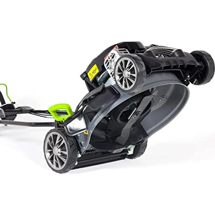 NAC Nac Mower Spal, Benzin-Rasenmäher mit Briggs & Stratton 140cc Motor, 50L Grasfangkorb, mulchen und seitlicher Auswurf – Bild 9