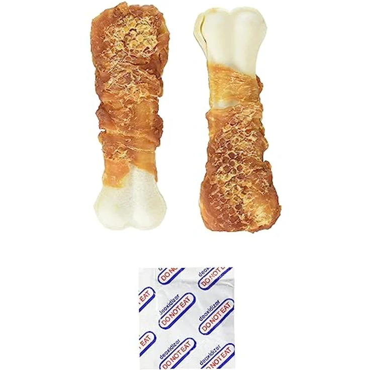 TX-31343 Chewing Bones Rawhide with Chicken Filet Coating 11cm – Bild 4