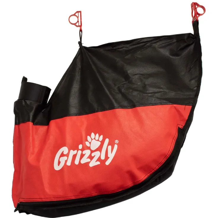 Grizzly Tools Fangsack für Laubsauger ELS 3027 E Combi, 45 Liter mit Halterung und Reißverschluss