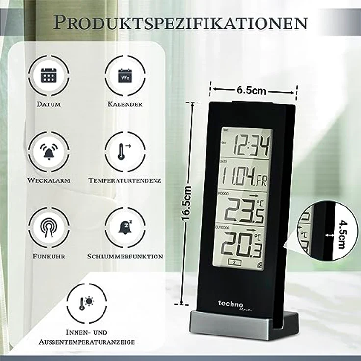 Technoline WS 9767, Temperaturstation für präzise Temperaturmessung – Bild 7