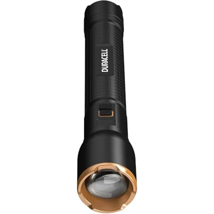 Duracell DF6000R, Taschenlampe schwarz mit 750 Lumen, 230 m Reichweite, IP54, USB-C Aufladung – Bild 3
