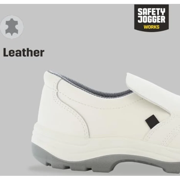 Safety Jogger X0500 Sicherheitsschuhe S2 SRC HACCP, rutschfest, wasserabweisend, Weiß, Größe 43 – Bild 6