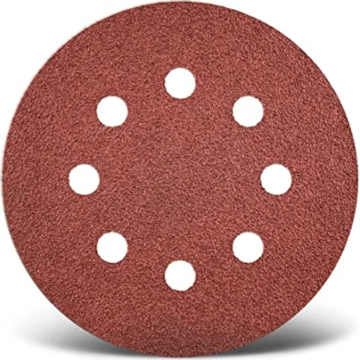 MENZER Red Klett-Schleifscheiben, 115 mm, Normalkorund (25 Stk.) K24, für Exzenterschleifer